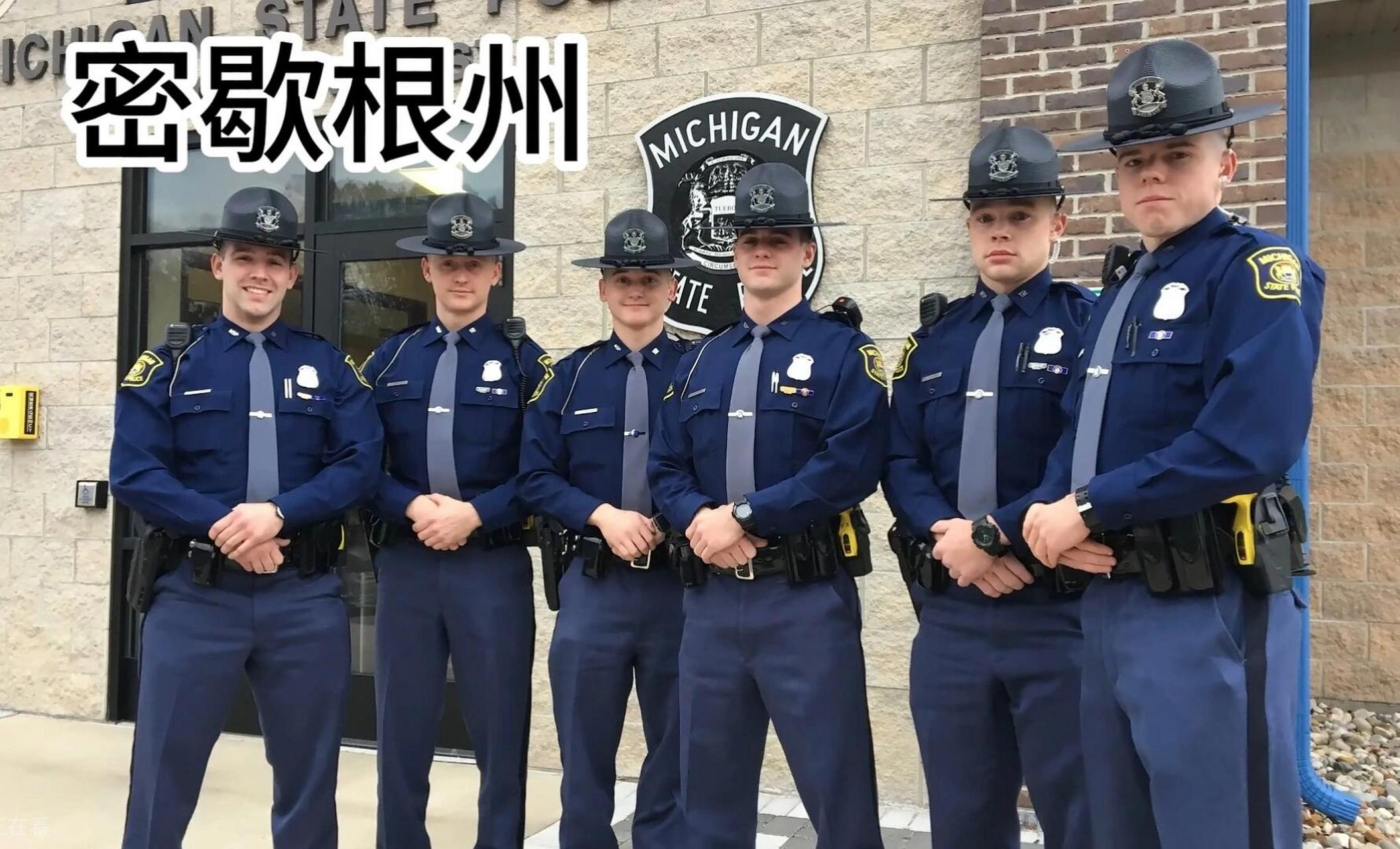 美国警察冬季制服图片