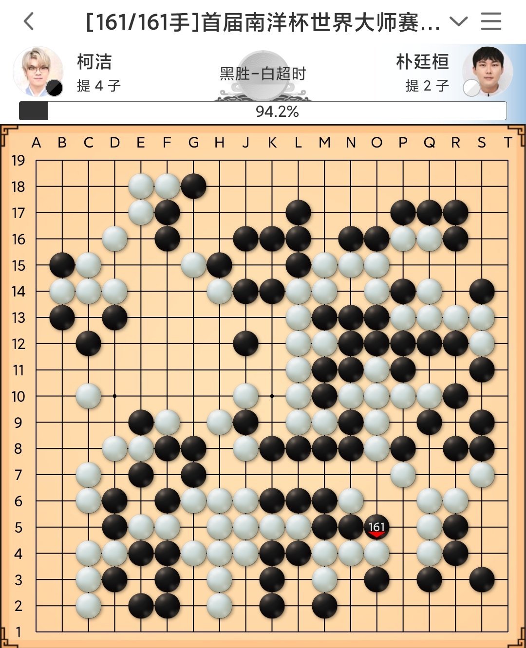 李世石评价柯洁的棋图片