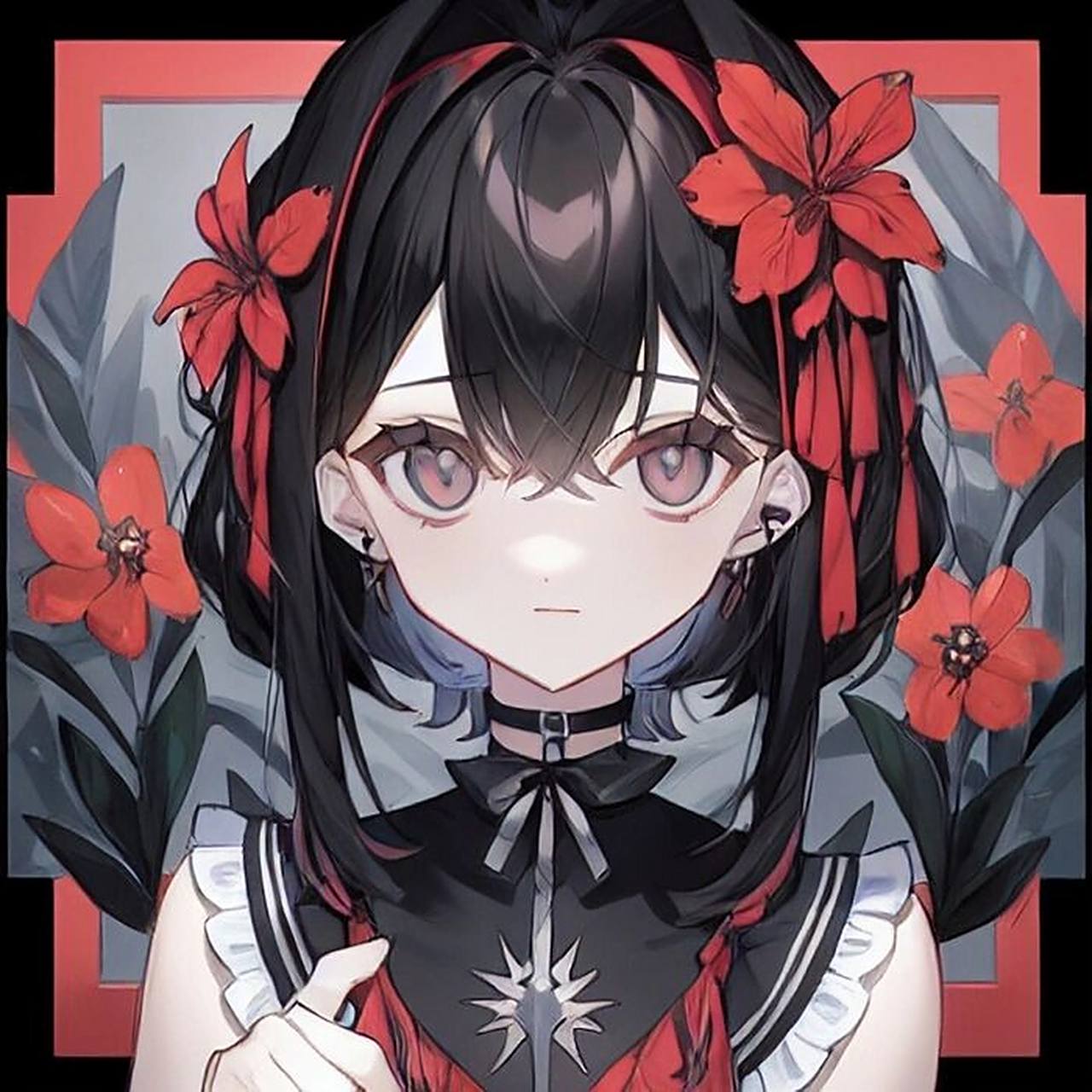 女生头像 暗黑系列 动漫头像