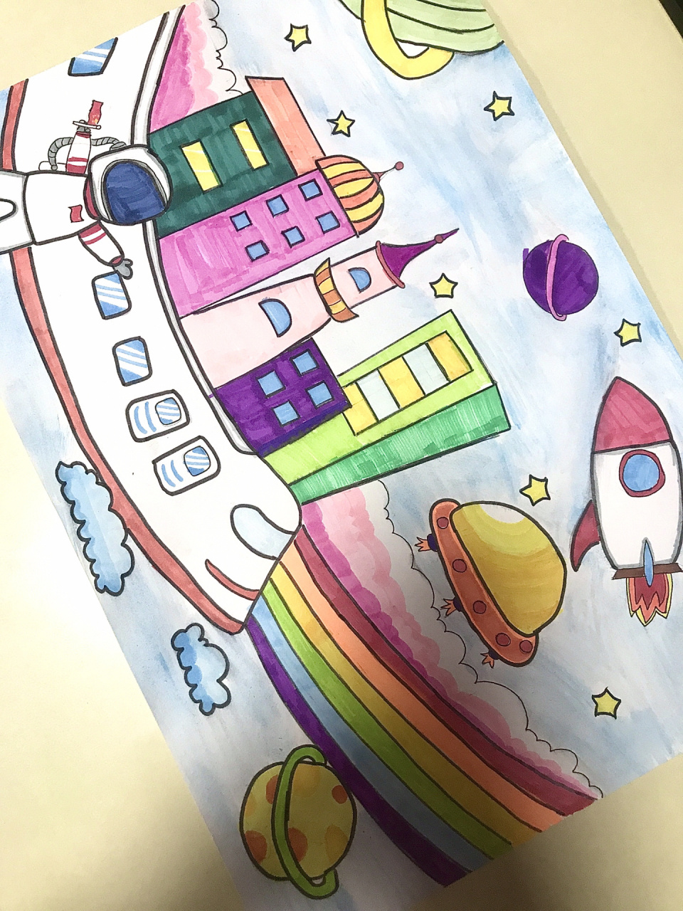 "科技与未来"主题绘画