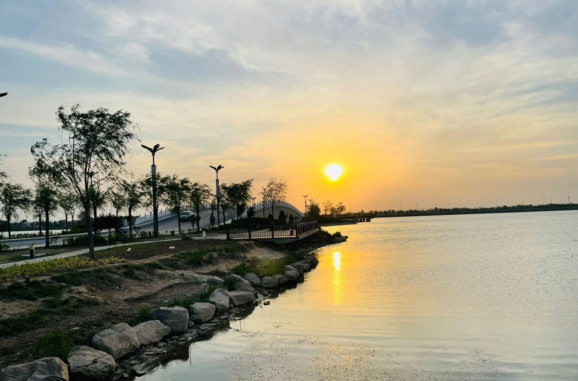 大美南宫湖 邢台人想近距离看湖吗?