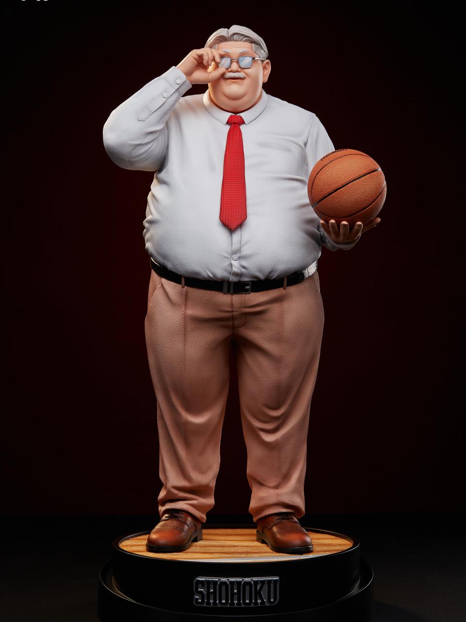 手办# #gk雕像# #灌篮高手# #安西教练# #教练我想打篮球# #樱木坏览