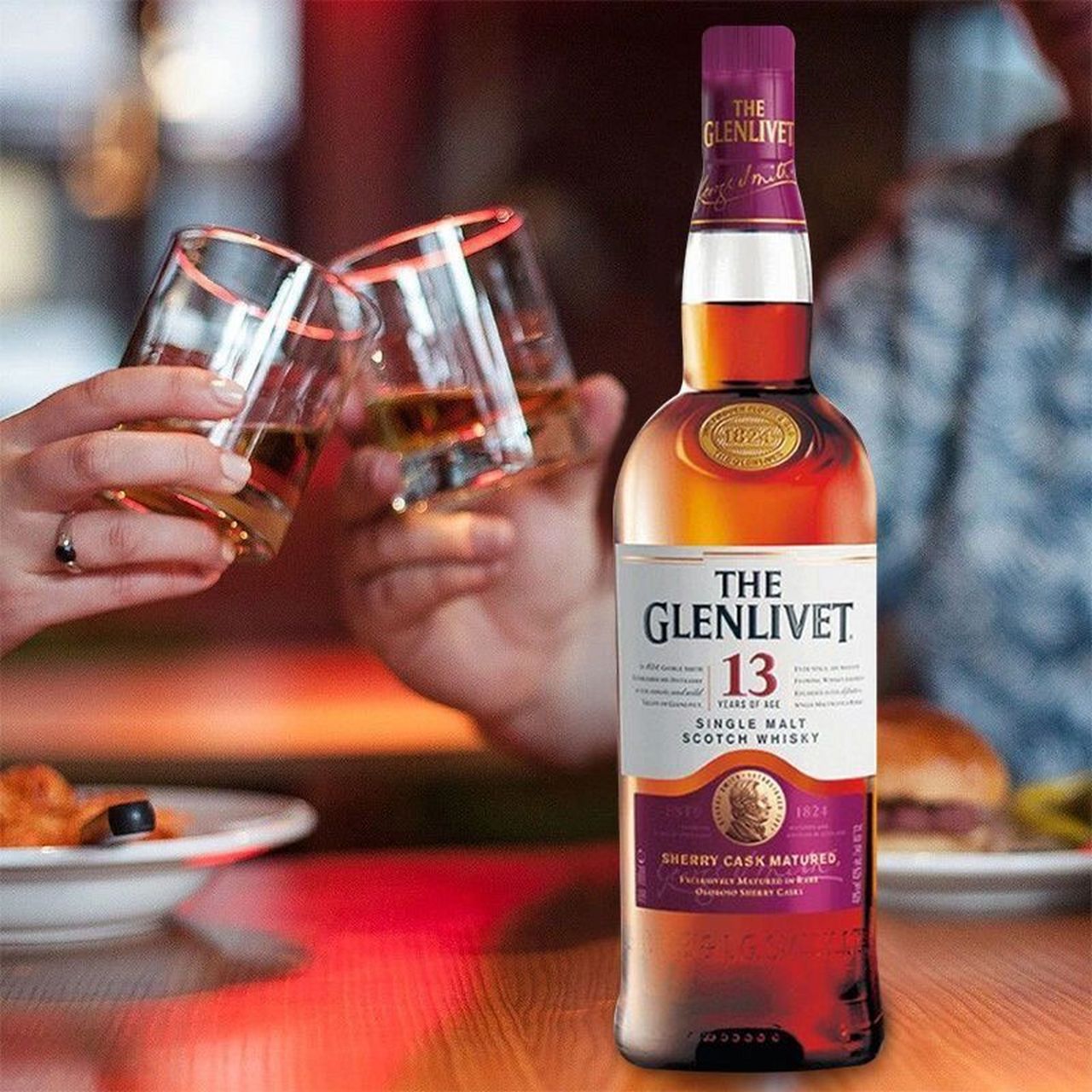 格兰威特13年雪莉桶单一麦芽苏格兰威士忌 glenlivet 13 year old