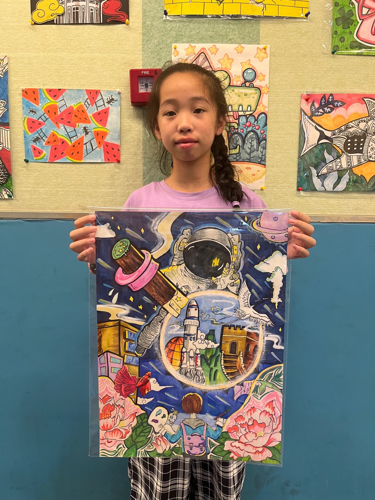 福州【超凡贝贝】|马克笔儿童画《畅想未来