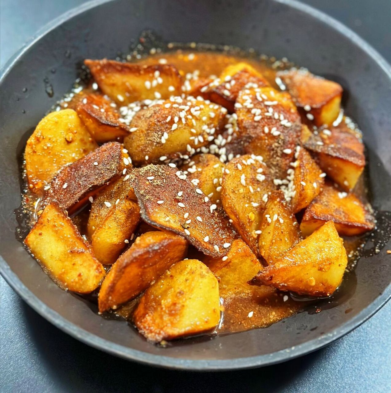 9297食谱分享|糖醋锅巴土豆 步骤: 16615土豆切滚刀块,不用