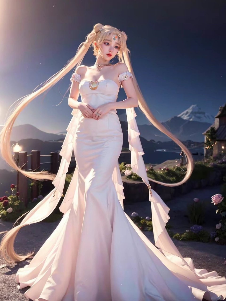 宇宙无敌美少女战士 ai蛮好看的一组,月野兔伴随了整个童年,谁都想要