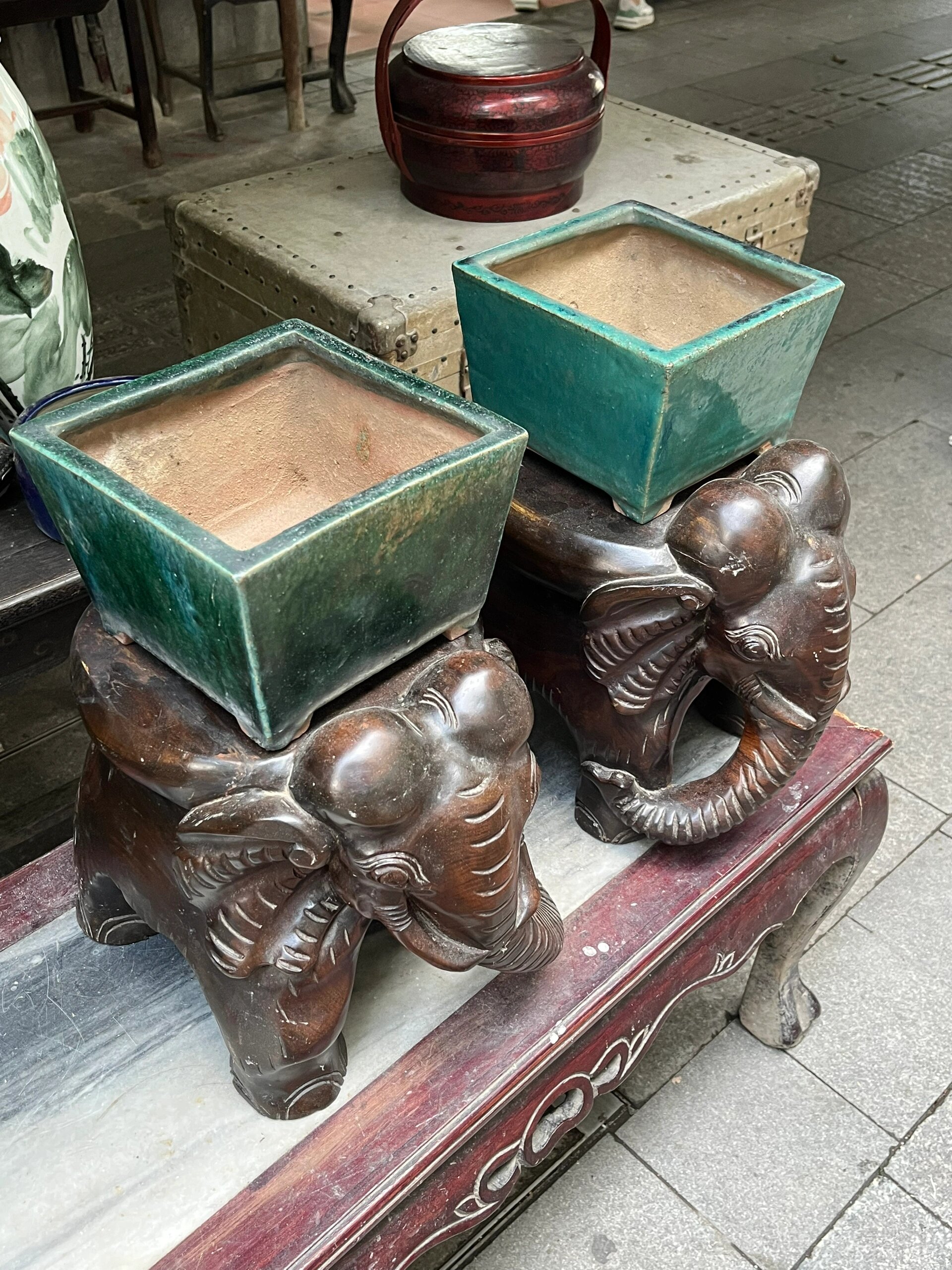 分享|民国石湾花盆|小榄方斗 98石湾花盆在清代,民国就是石湾陶业的