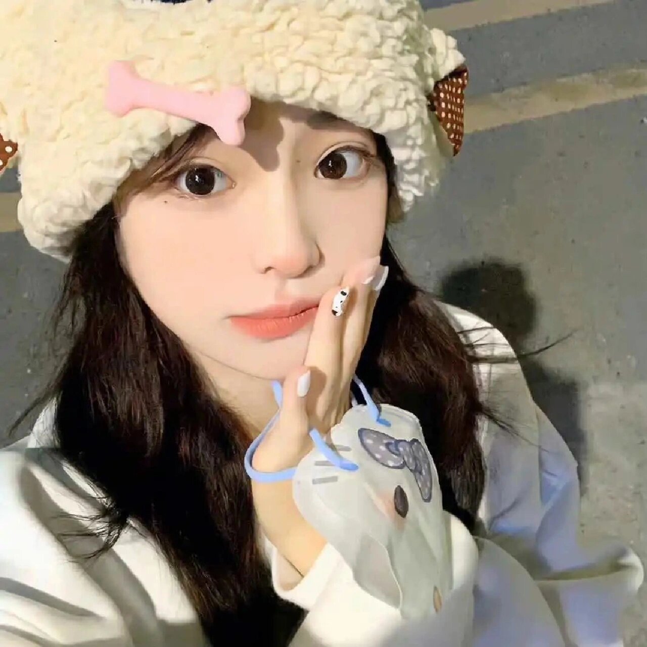温柔可爱真人露脸青春风女生头像