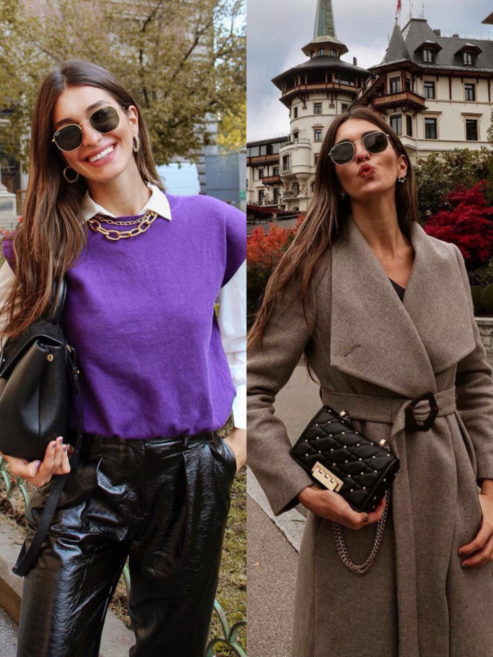 意大利米兰时尚博主marija krsikapa 笑起来也太治愈啦吧[期待],太