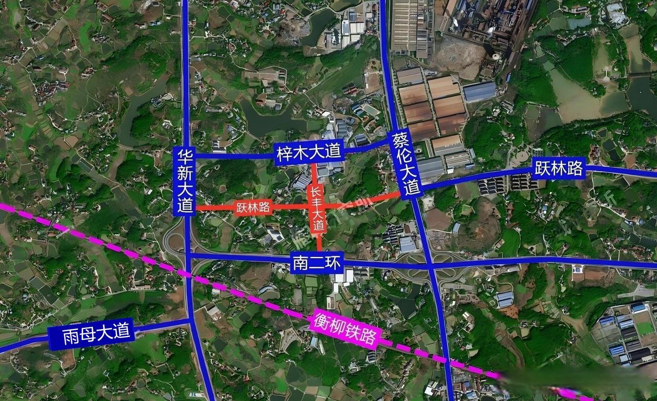 近日,衡阳高新区长丰大道和跃林路两条城市主干路项目获批