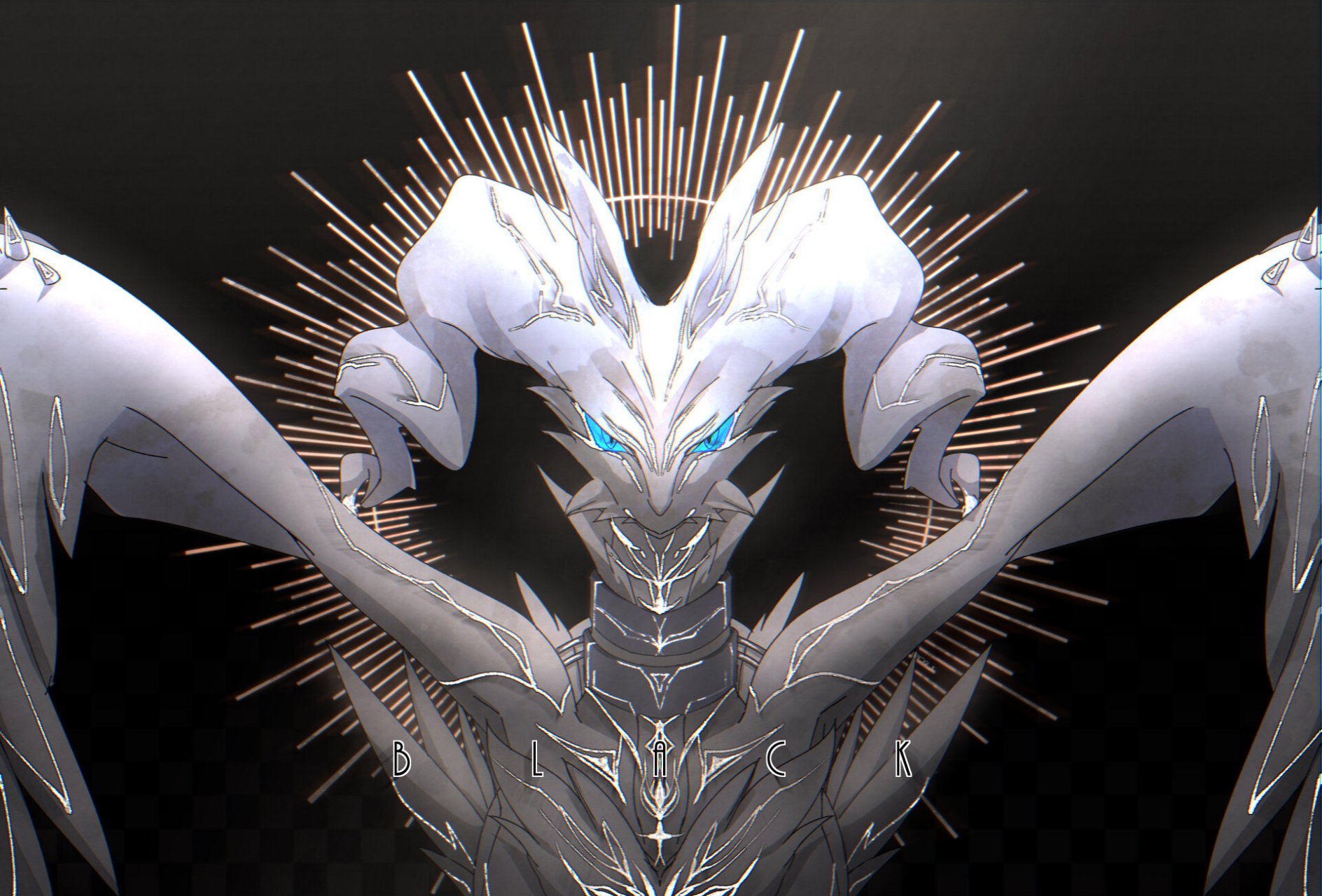 宝可梦壁纸 神兽篇 黑白 壁画风 4k原图 在小红书突然逛到了这组图片