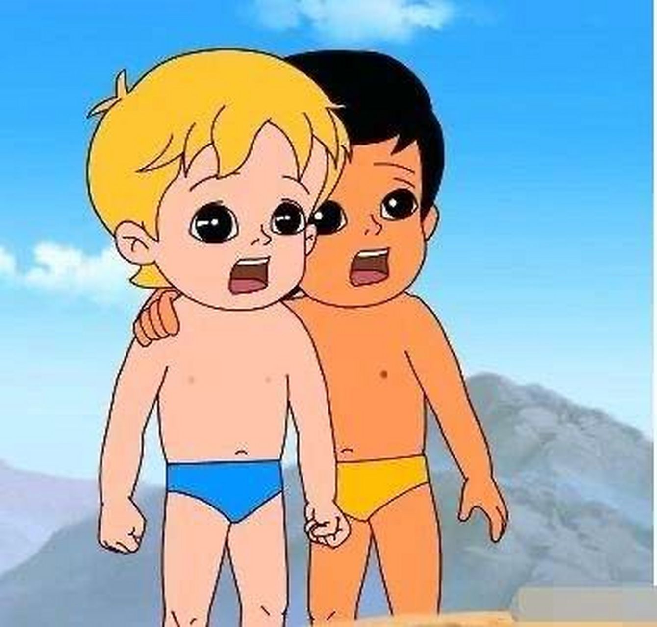 古早品牌形象设计之海尔兄弟 ps一个冷知识 海尔兄弟换过内裤吗? 答案