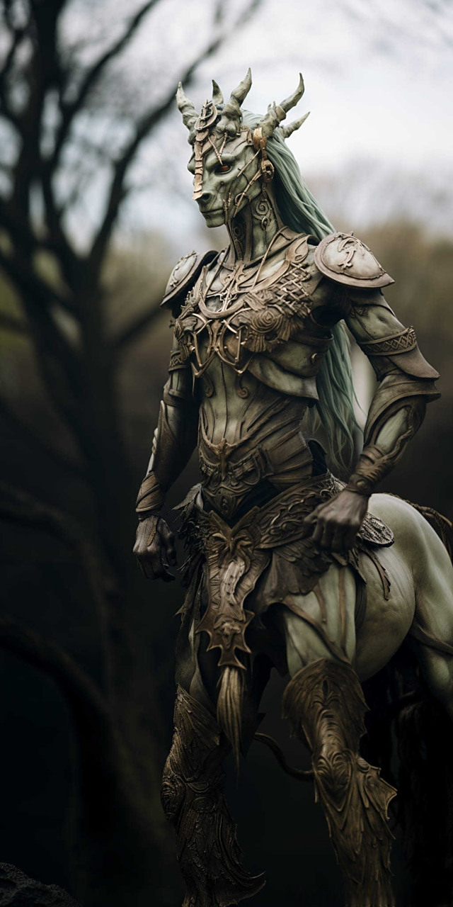 mj ai:半人马兽,作者deus ex machina