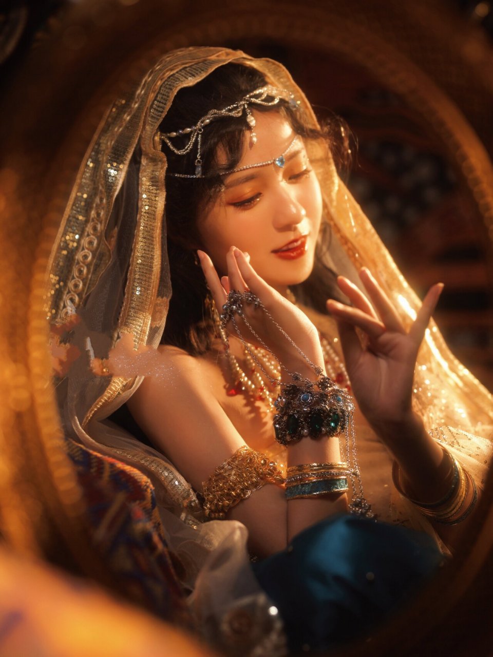 西域公主风·异域写真·少女写真 听说秦淮河畔来了一个美丽异常的的