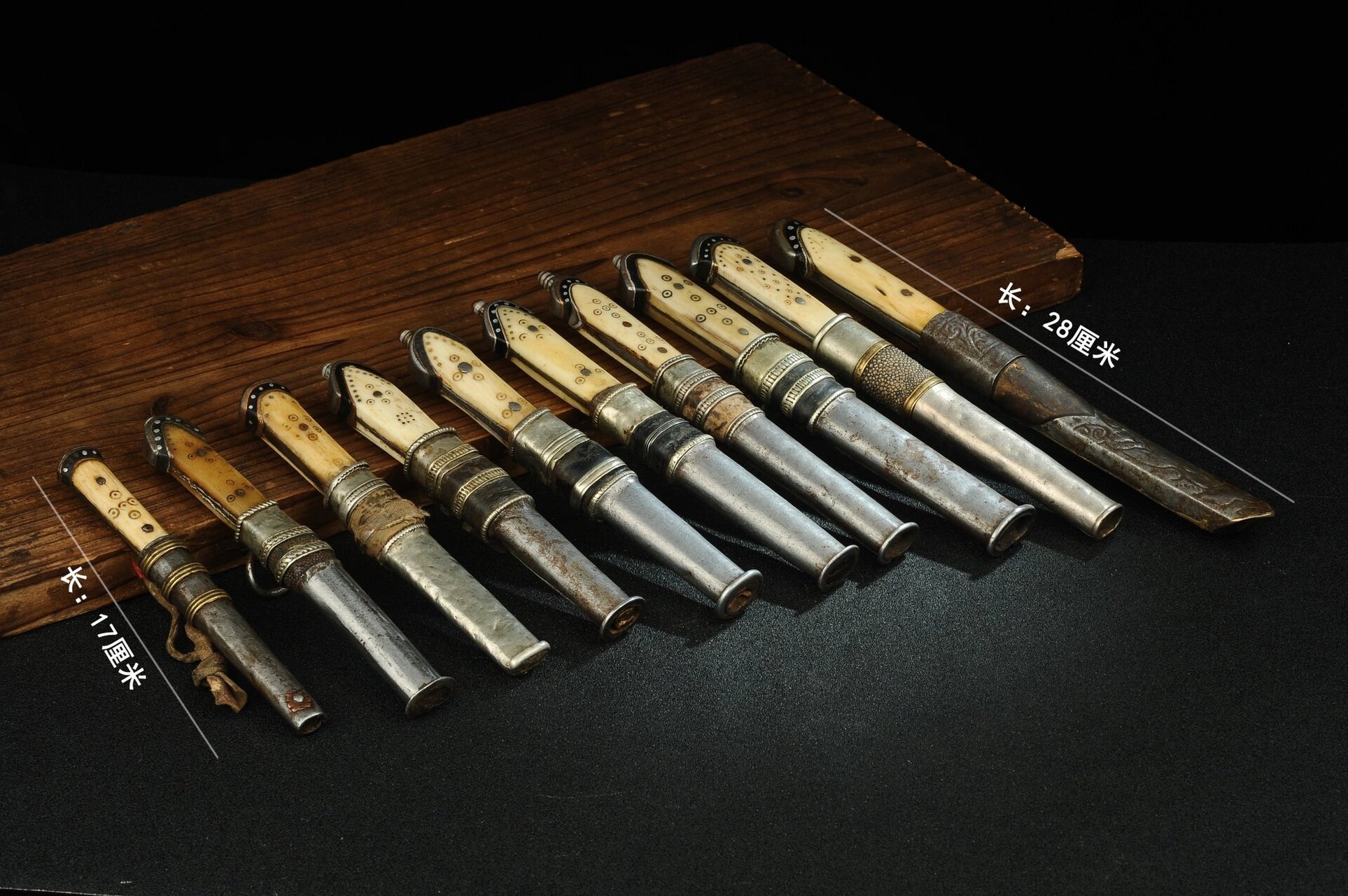 藏区老藏刀 最近收获 精致手工老藏刀