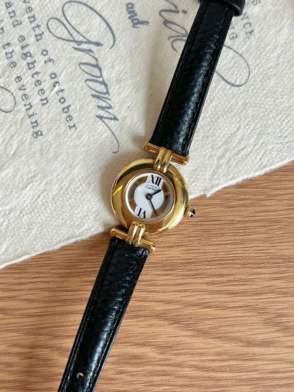 复古迷人范·cartier must de中古腕表 cartier卡地亚must de系列石英