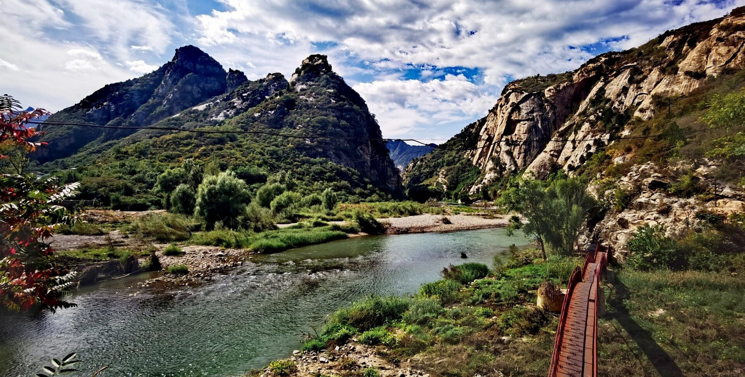 北京密云云龙山自然风景区 云龙山自然风景区人少景美,距市区1.