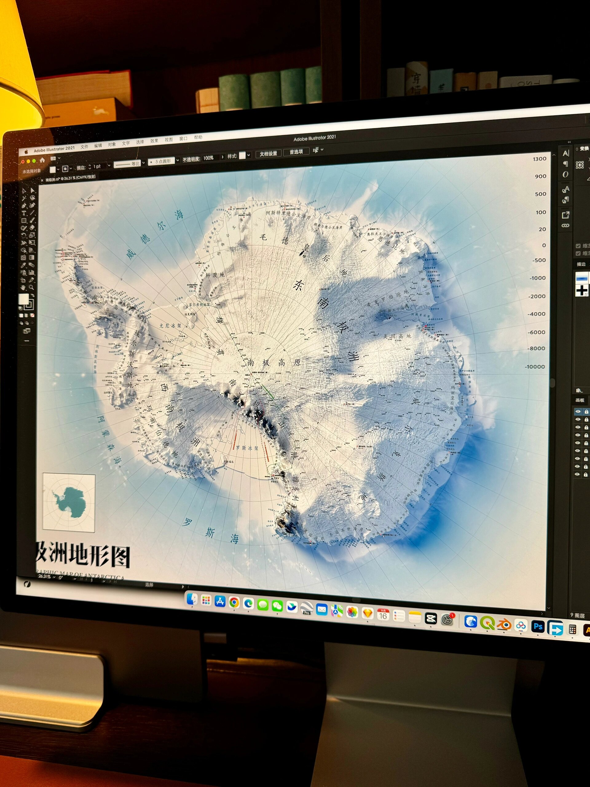 这大概是迄今最详实的中文版南极洲地图了