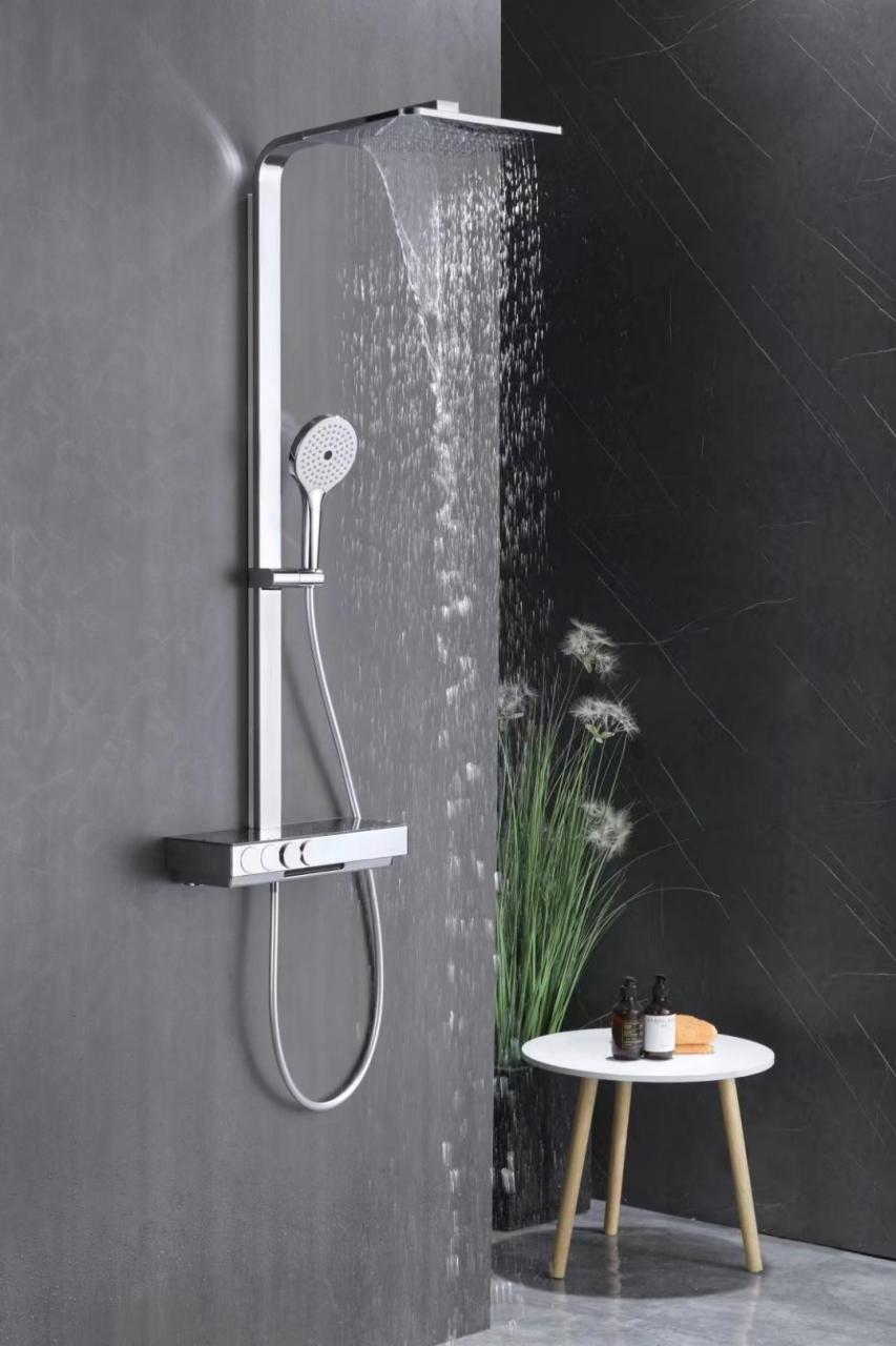 索贝智能卫浴控制系统:明装淋浴家装卫浴 卫浴 淋浴花洒 卫生间好物