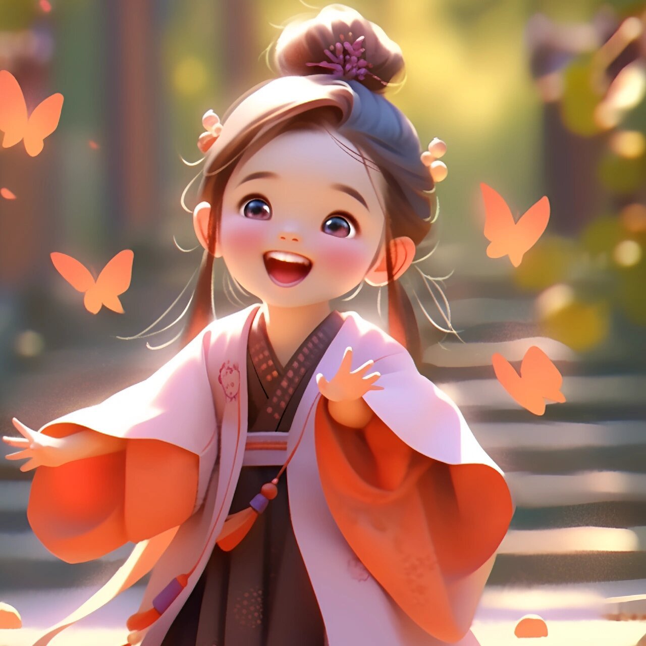 古风头像/笑对生活,愿余生一切安好