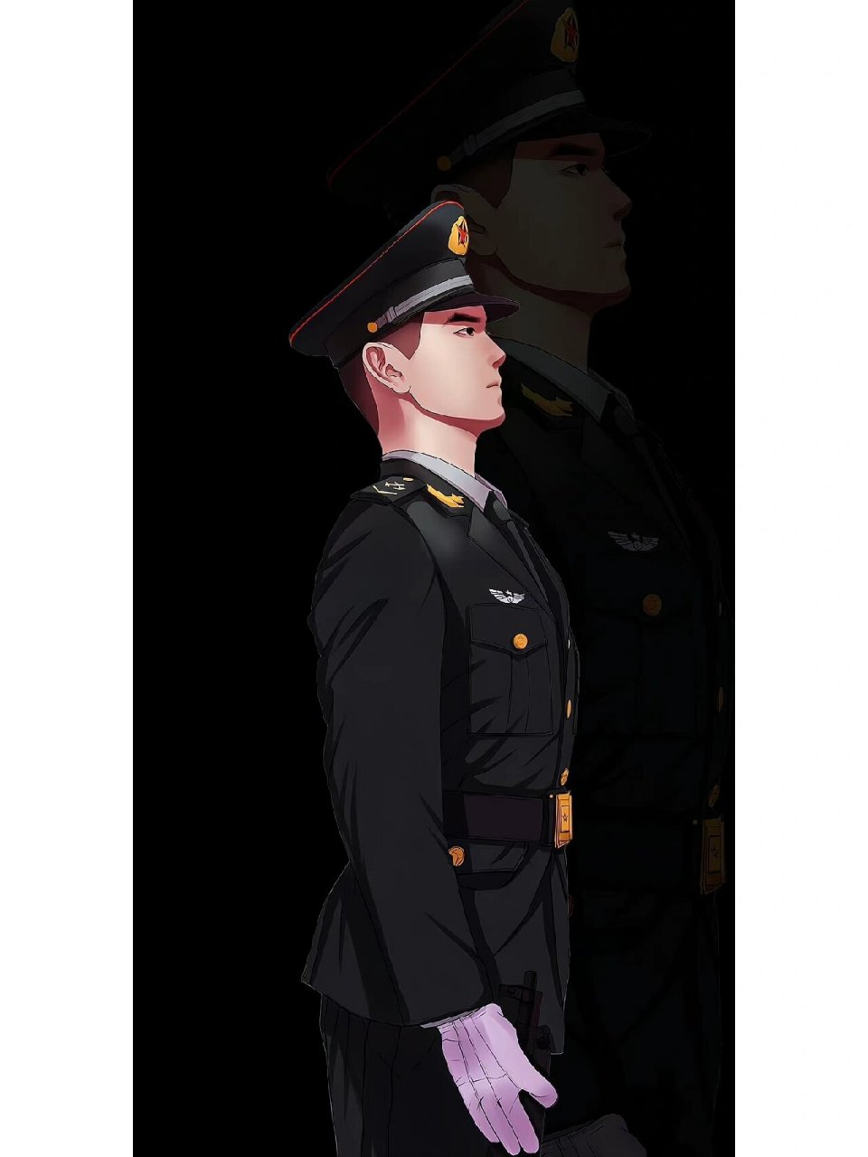 手机壁纸④:军人 帅气!