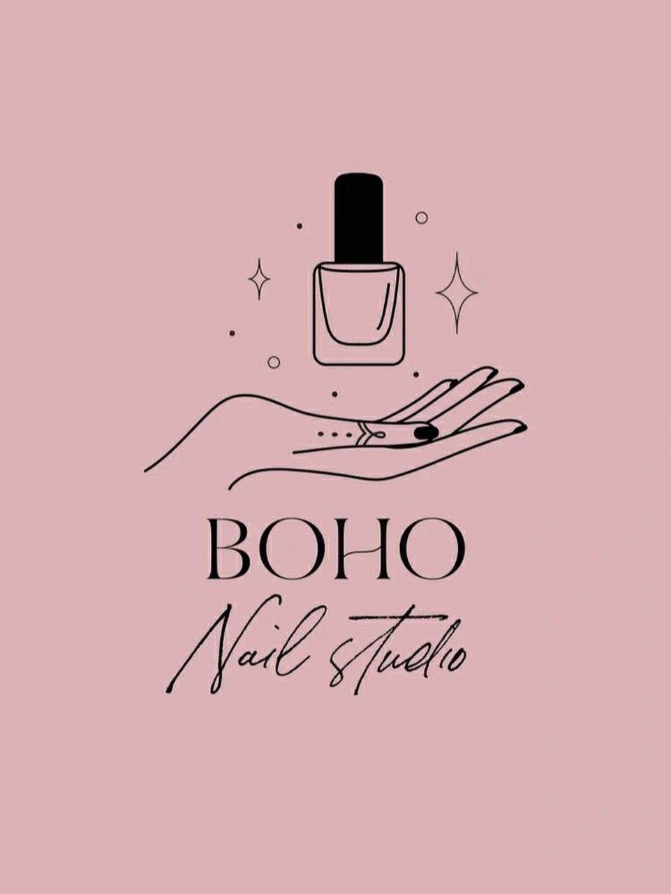 美甲logo设计 头像外卖店招牌标志设计 #美甲logo