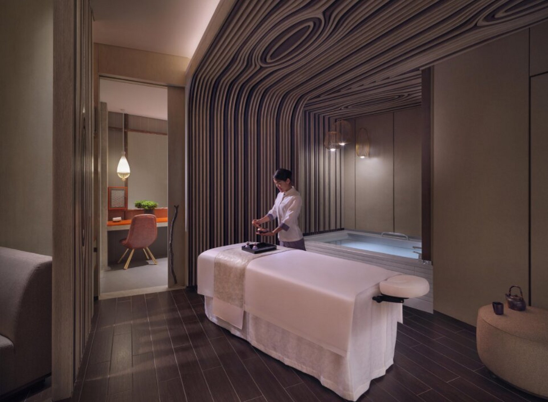 五星级酒店spa会所体验心流的美妙 西安君悦酒店坐落于cbd雁塔区锦业