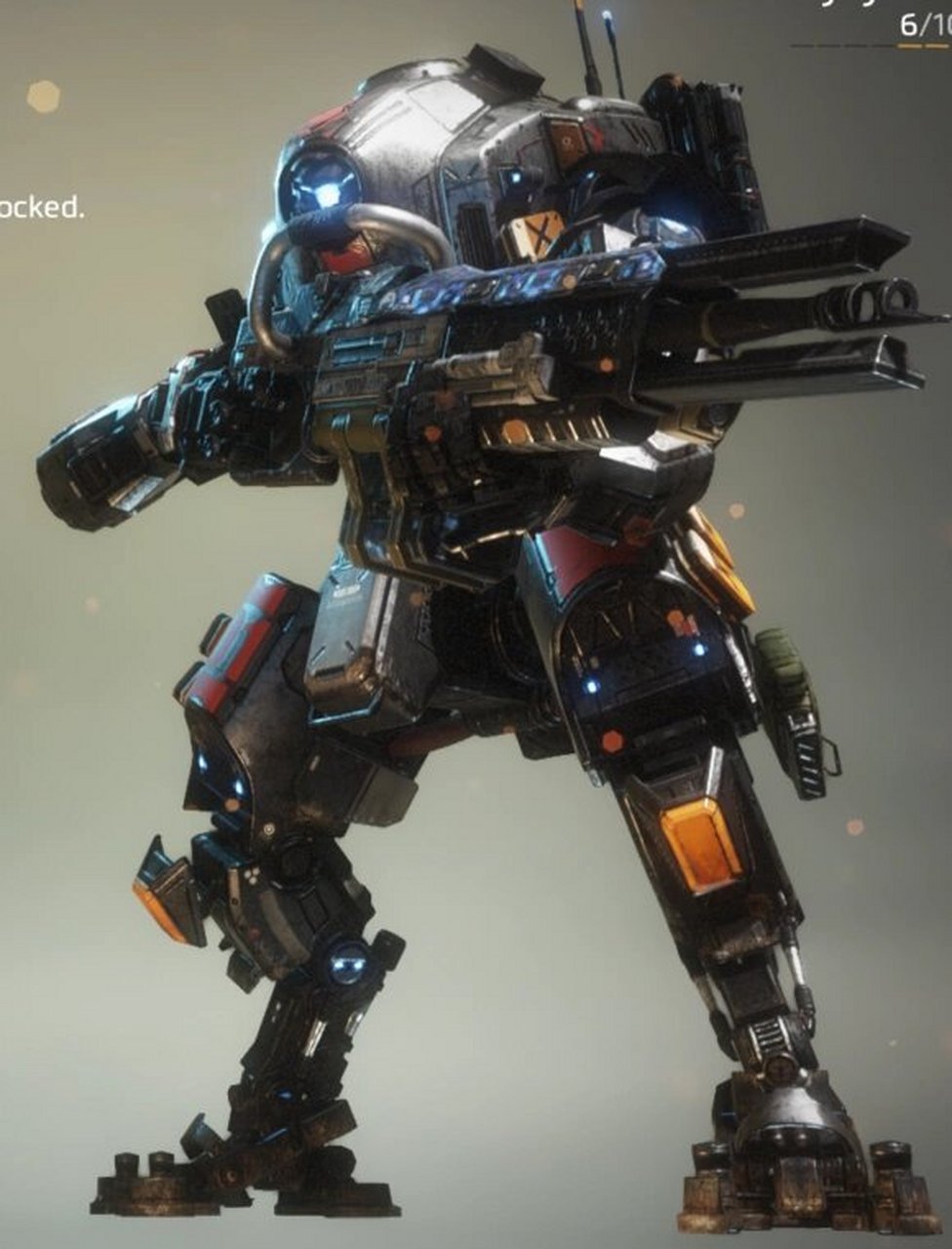 各个泰坦 野兽泰坦找不到,只能拿bt7274拿的野兽武器代替,请谅解.