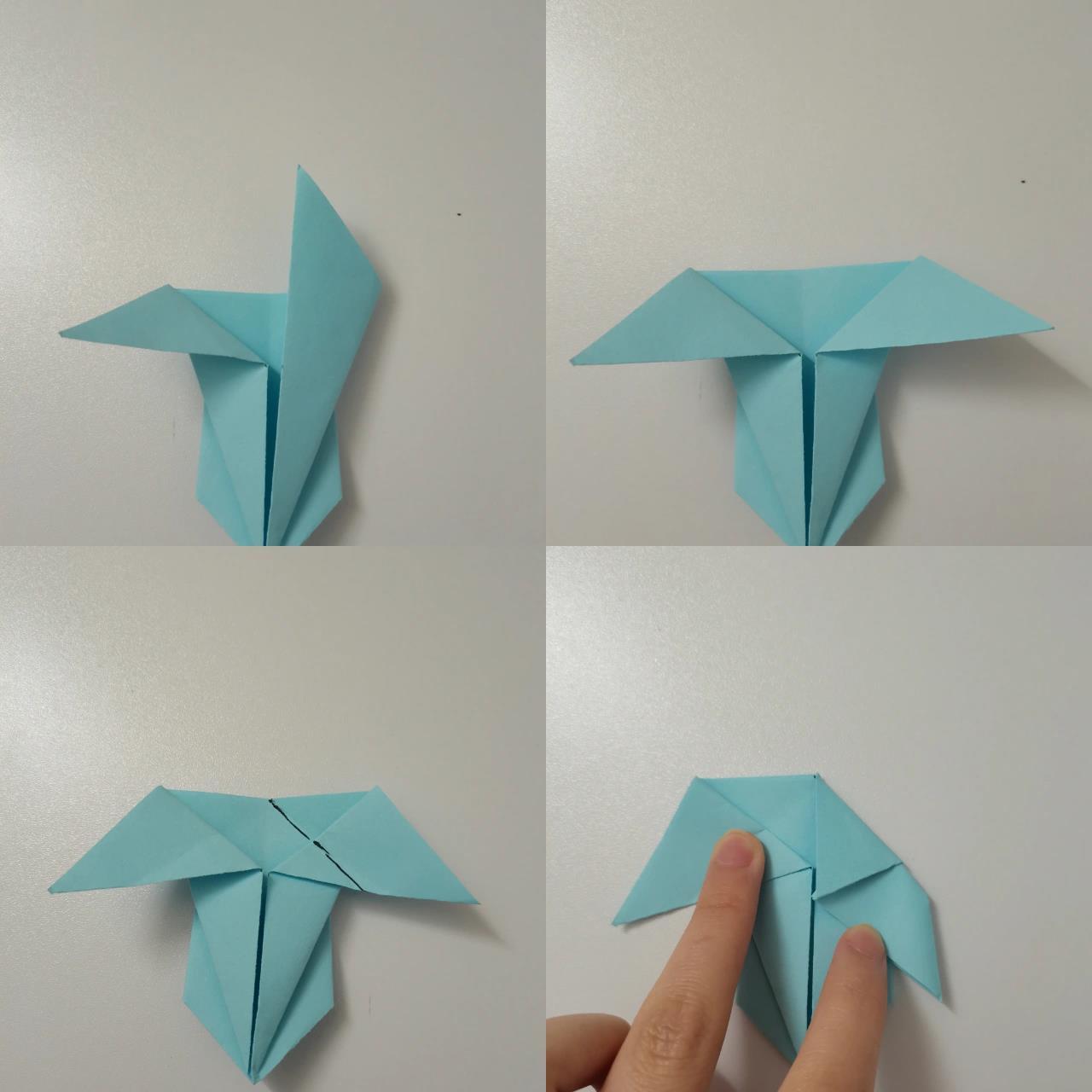 只要吹一口气就能鼓起来的兔子折纸教程来啦~ 我超喜欢这只奶黄色兔子