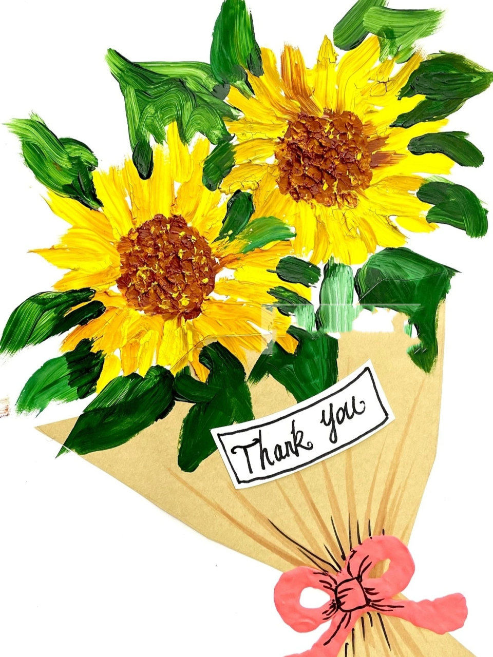 创意美术:《向日葵花束》 课程类型 : 创意综合课 年龄:3-5岁 课时:90