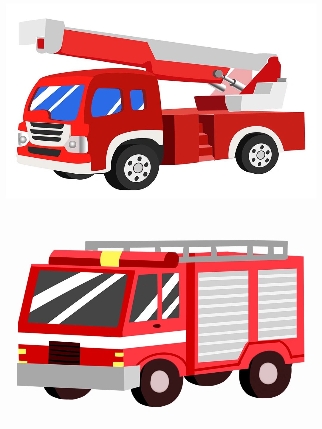 🚒超可爱【卡通消防车】素材分享🔥