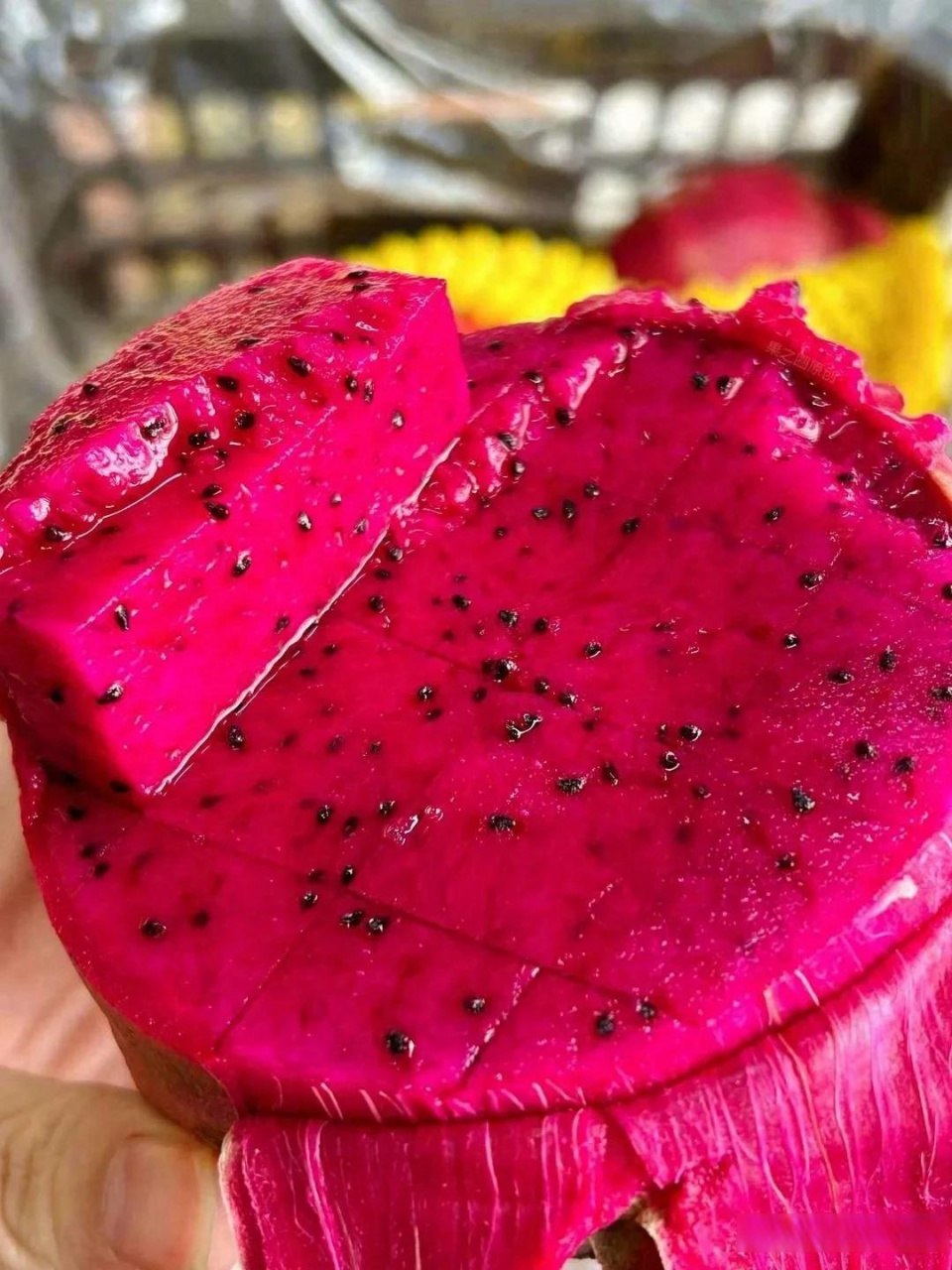 广西红心火龙果,现摘发,鲜嫩多汁, 味道醇厚,口感细腻,红心点亮你的味