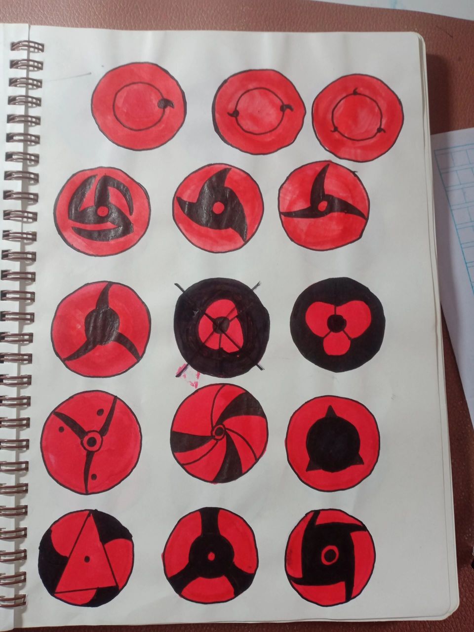 写轮眼绘画 太难画了,足足画了我一下午.