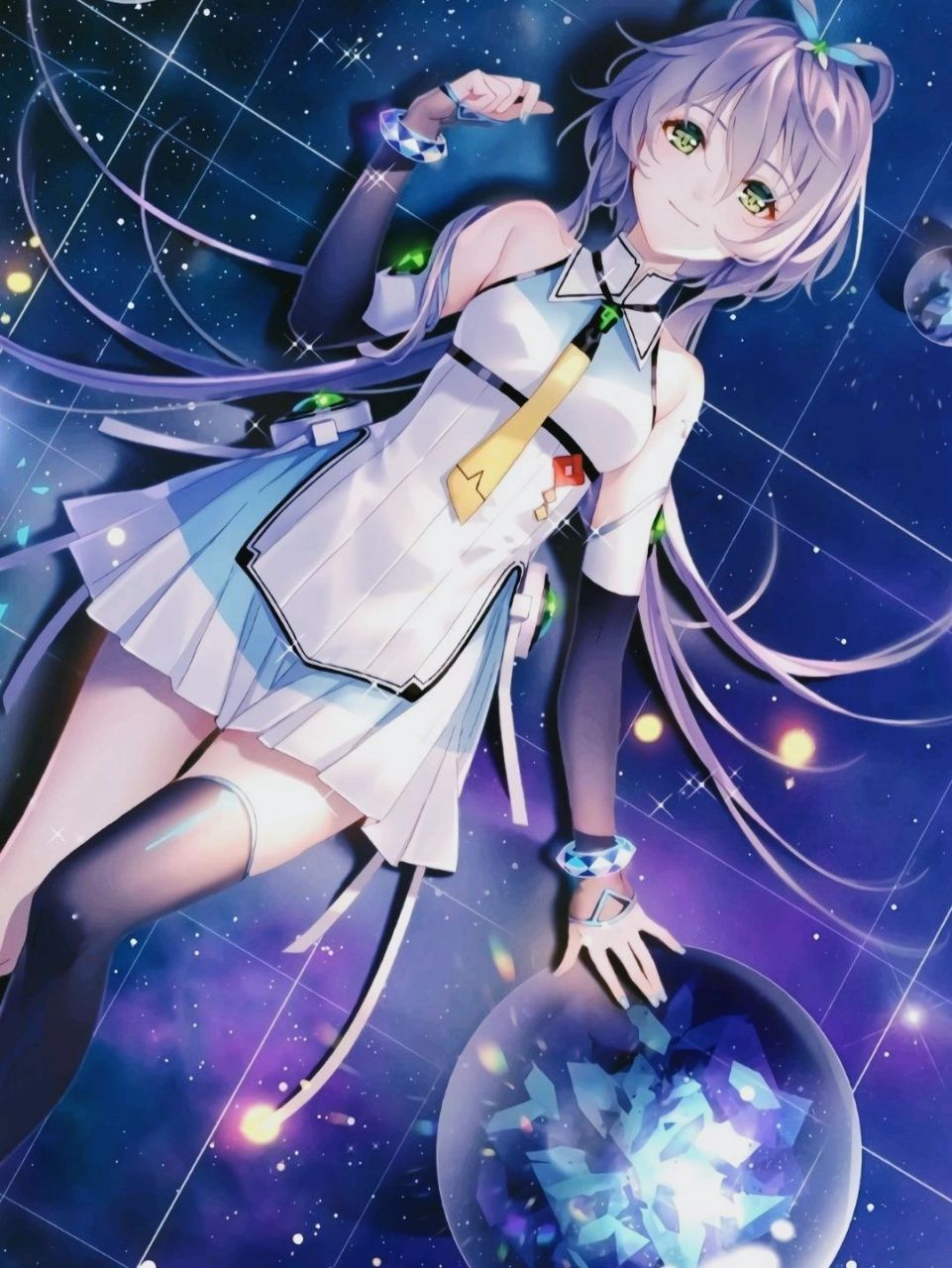 洛天依精美图 浑水摸鱼的一天