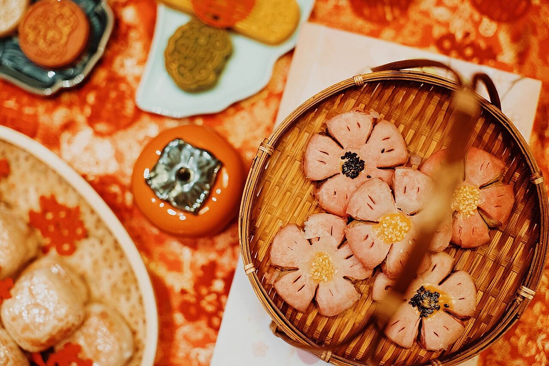 我的婚房布置中式糕点摆盘(内附清单) 超喜欢我的中式糕点布置,当天被