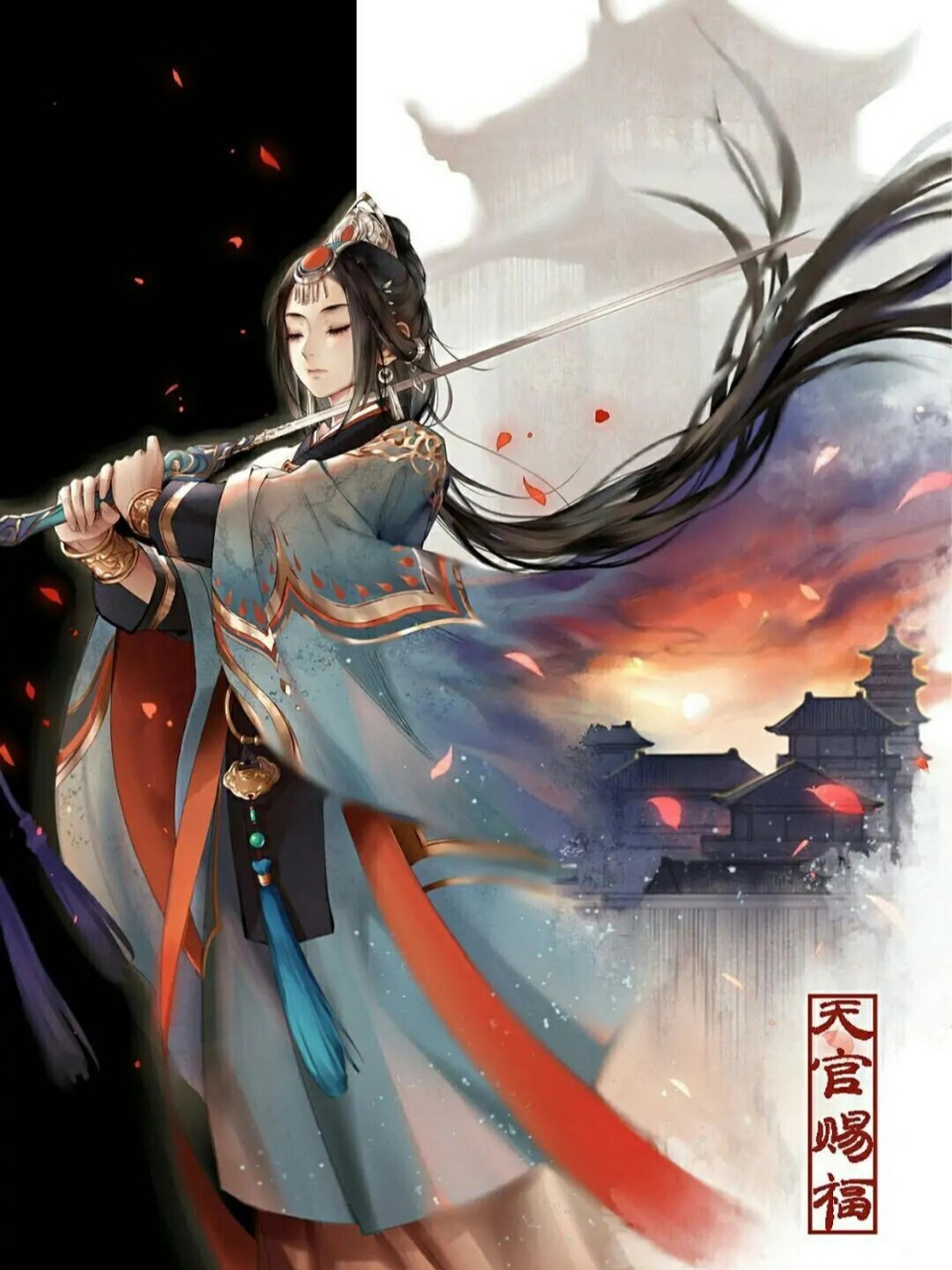 公主自刎——雨师篁 7515四名景之一.
