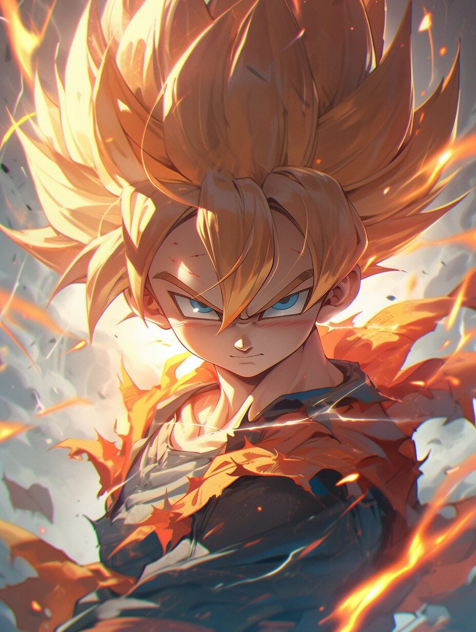 超级赛亚人孙悟空的炫酷头像壁纸推荐 #表情包#0202#头像#02