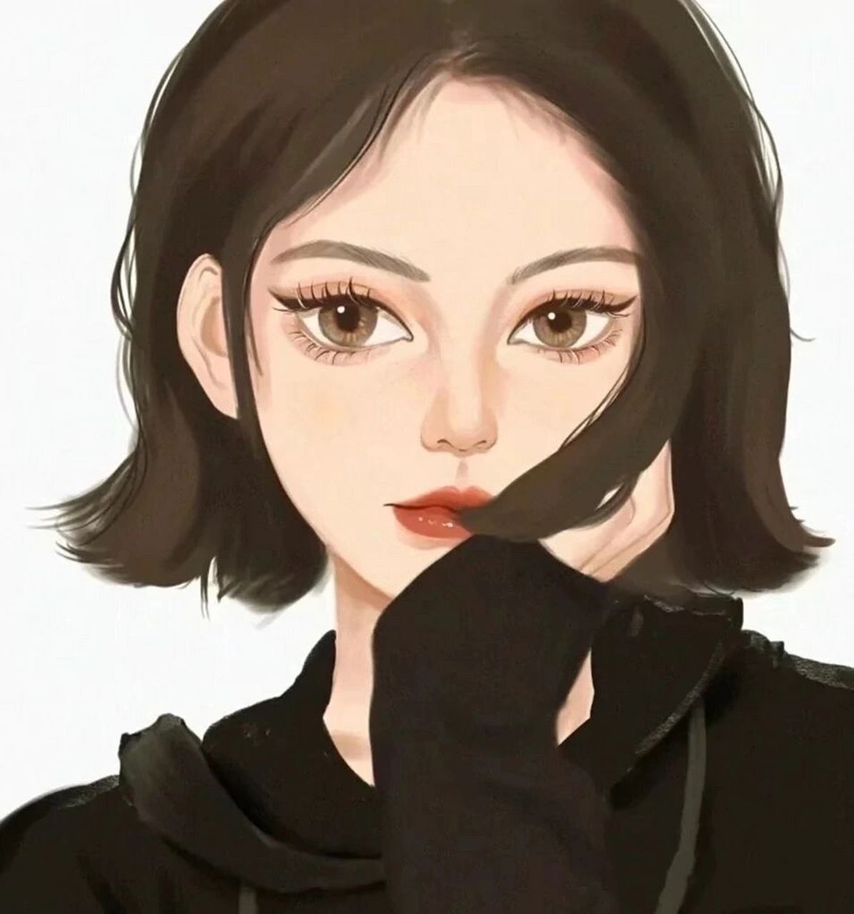 短发女生动漫头像 个人喜欢