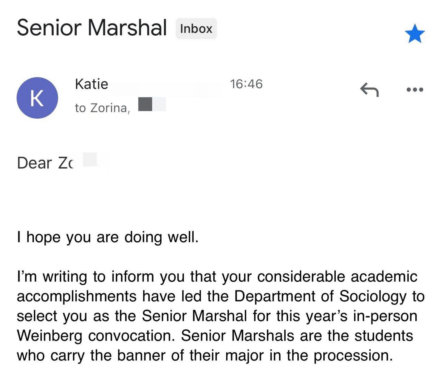 美本学习圆满了06 昨天下午被学校通知入选了phi beta kappa!