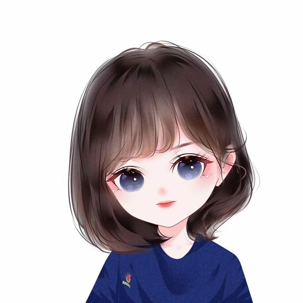 你的图片我来画|可爱女生手绘头像 96换个好看头像,天天好心情78