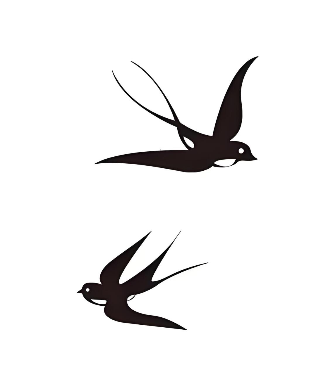 小燕子剪影绘画素材整理分享