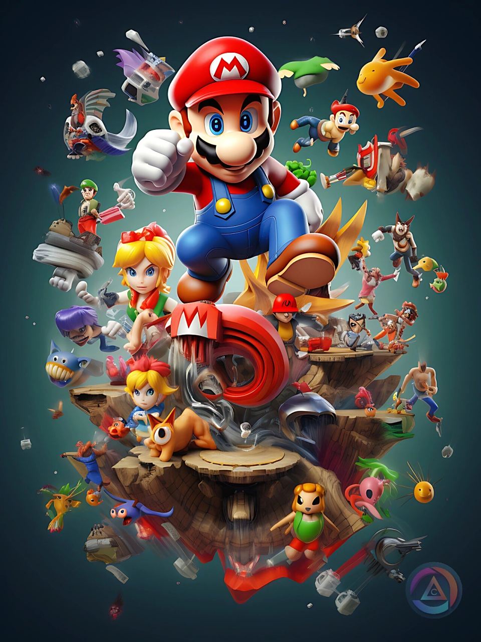 5.4k超清壁纸 | 超级马里奥派对10全明星