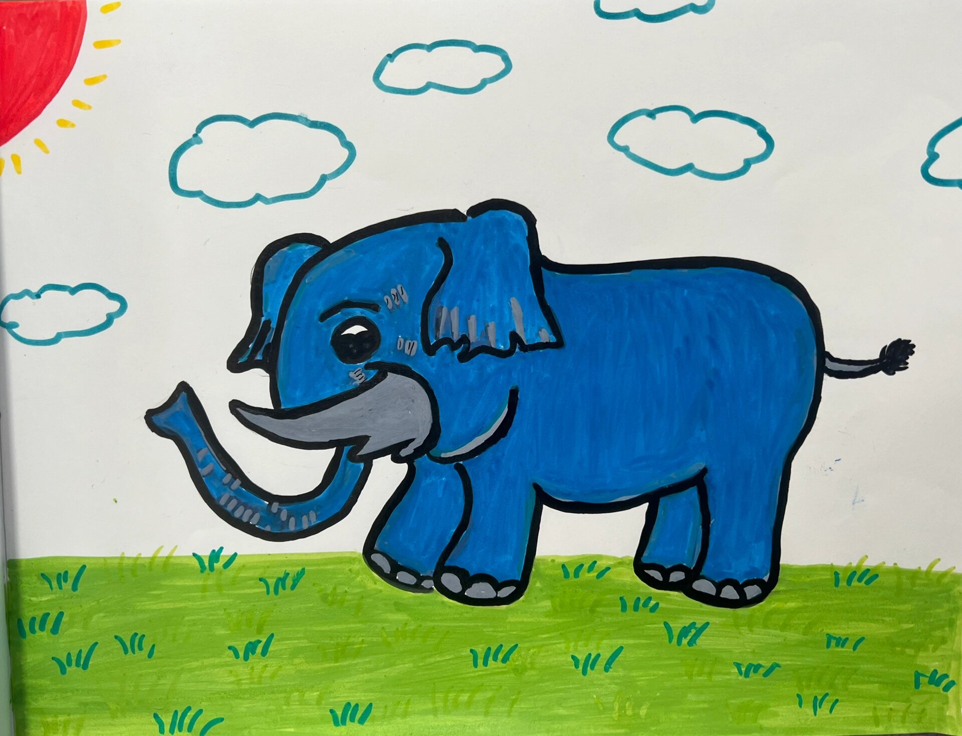 小学美术苏少版六年级《运动的动物》