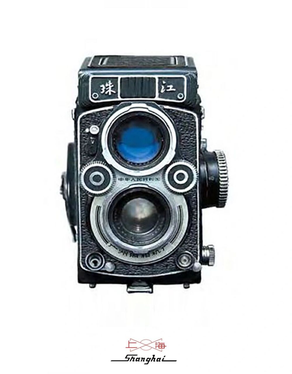 很少见的双反相机91 珠江牌 7 型相机 广州照相机厂参照德国禄莱