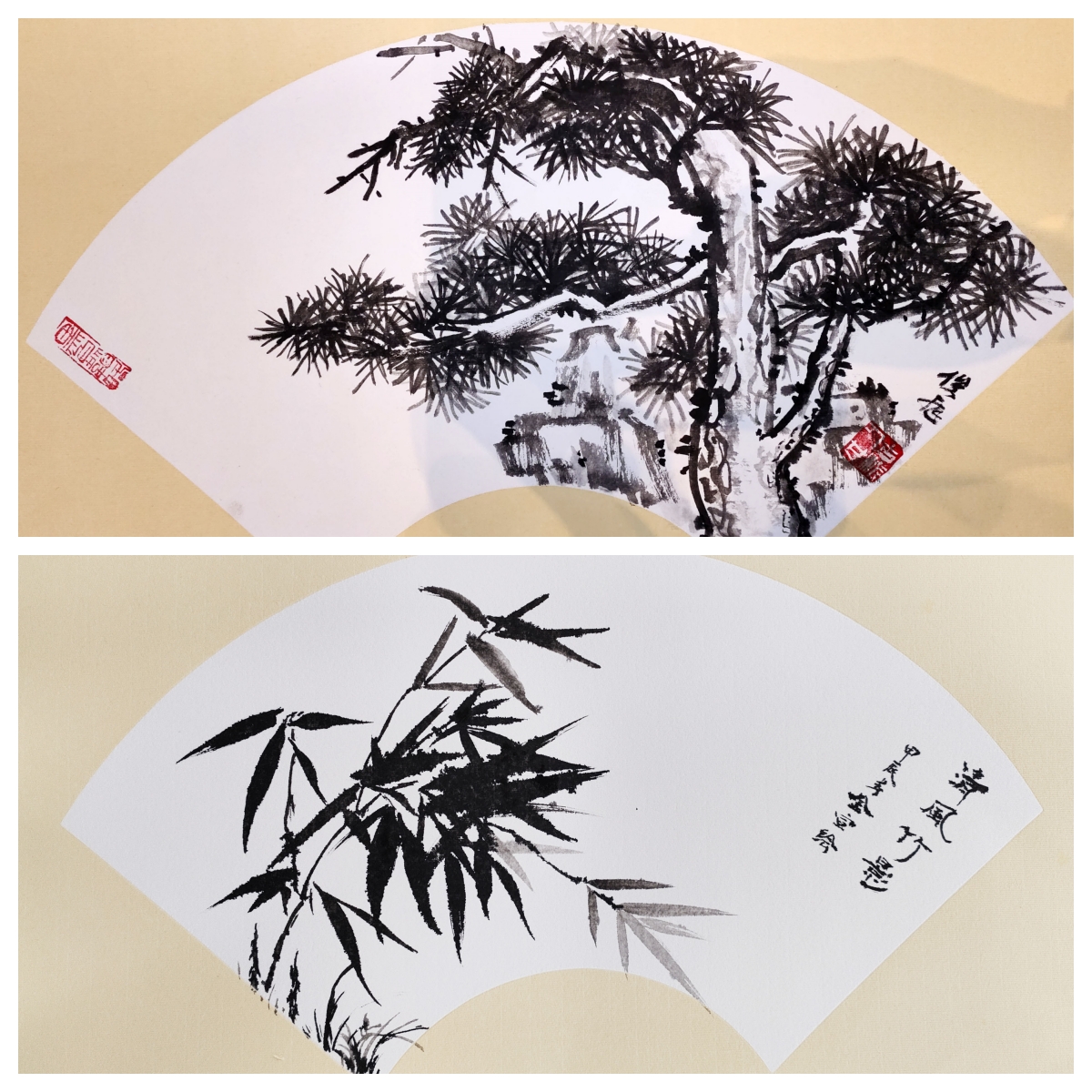 五四青年节,武义县美术家协会龙潭国画院共18位国画老师在武义景瑞