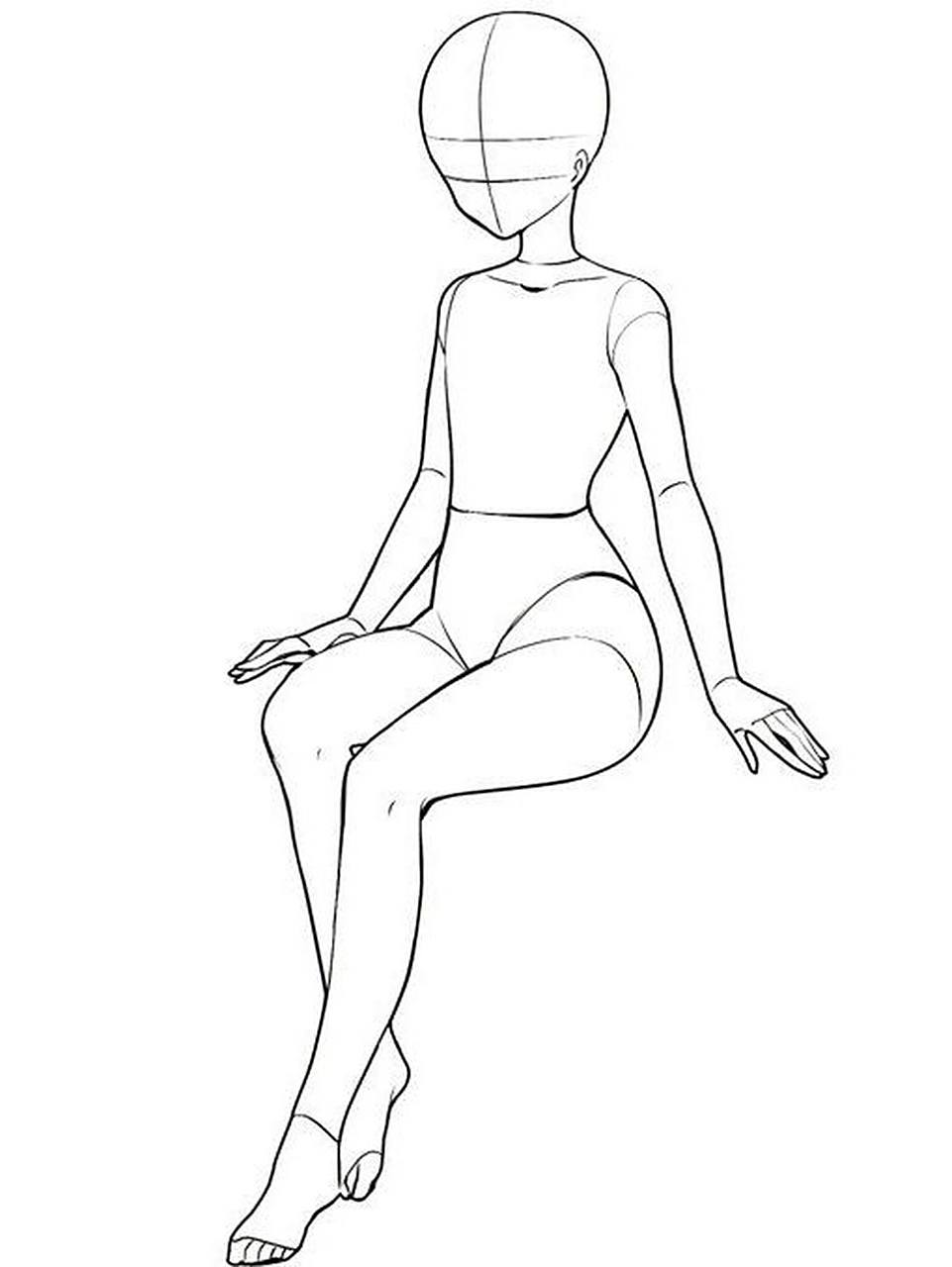 人体动态绘画参考,千姿百态的人物不怕不会 1000 人体动态线稿合集快