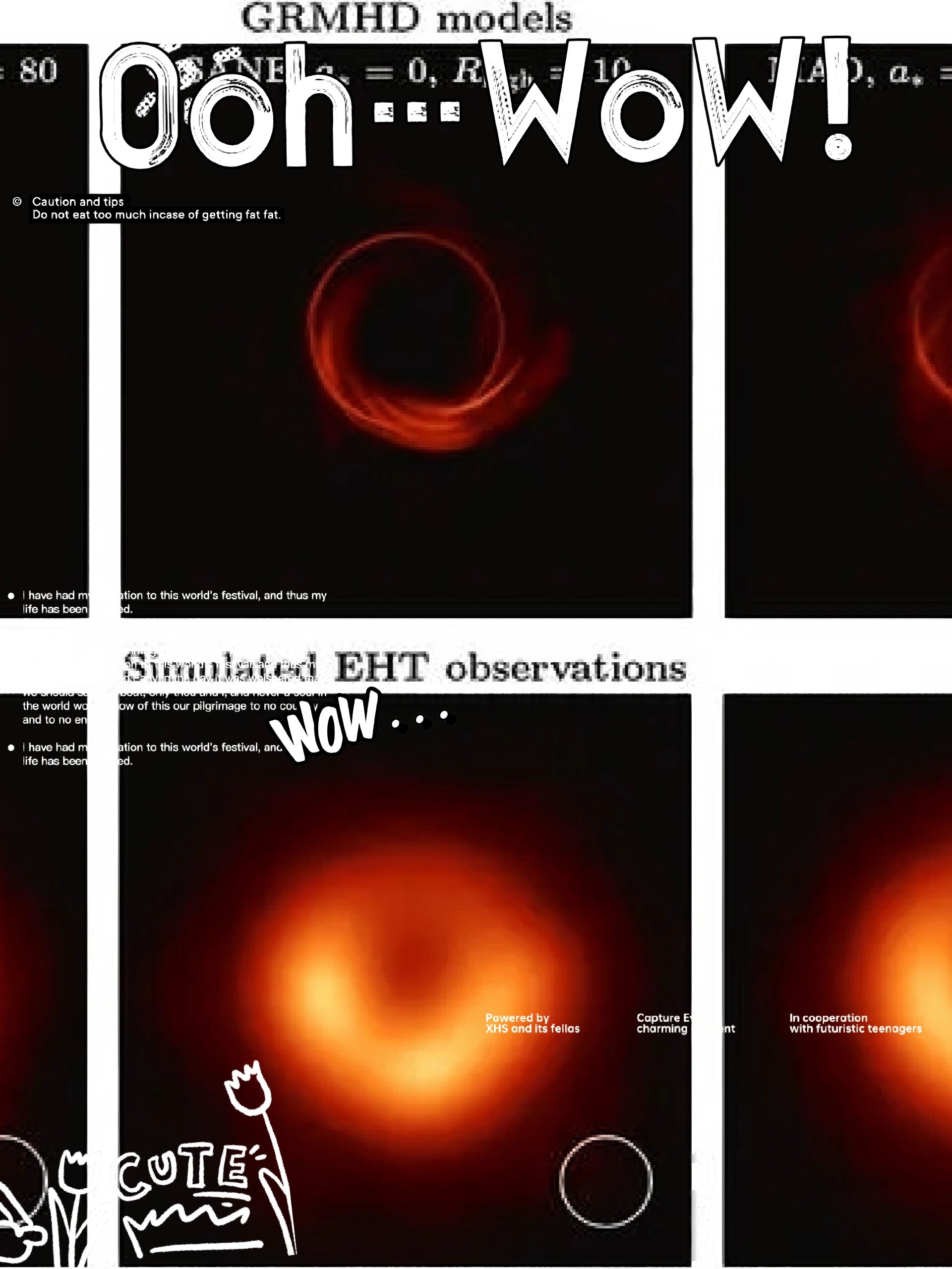 首次!m87黑洞7315全景照片来了!