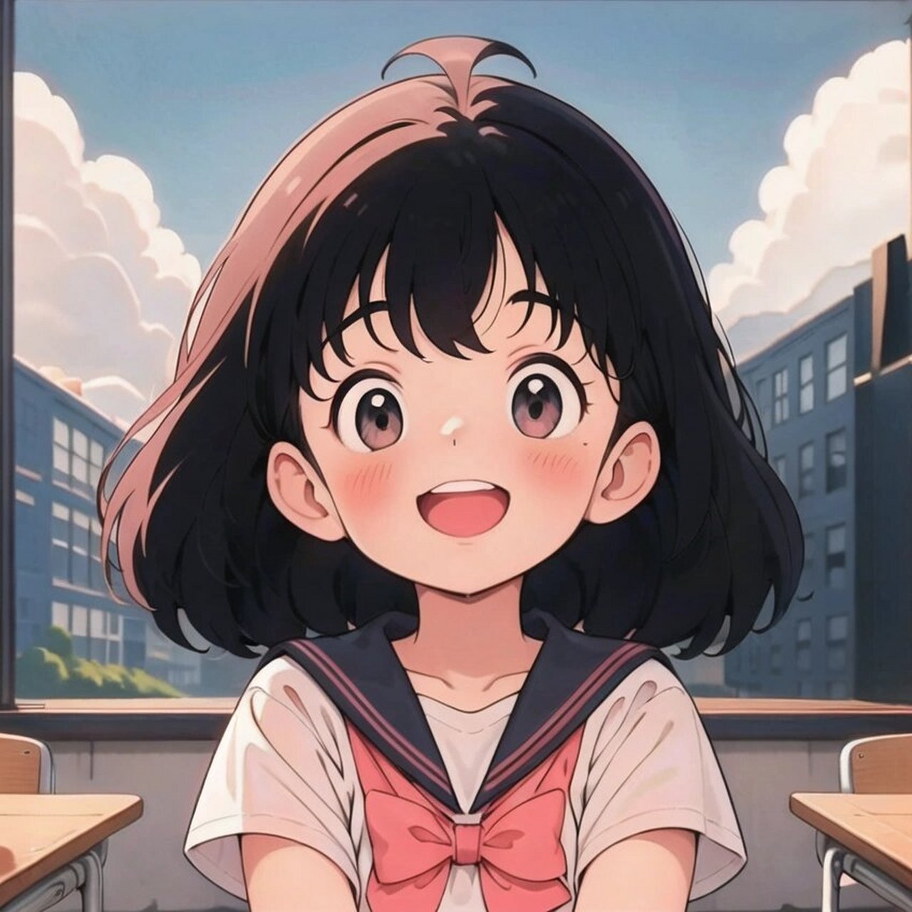 可爱女生头像Ⅰ加油成为一个三好学生吧 学生时代,是最美好的,也是最