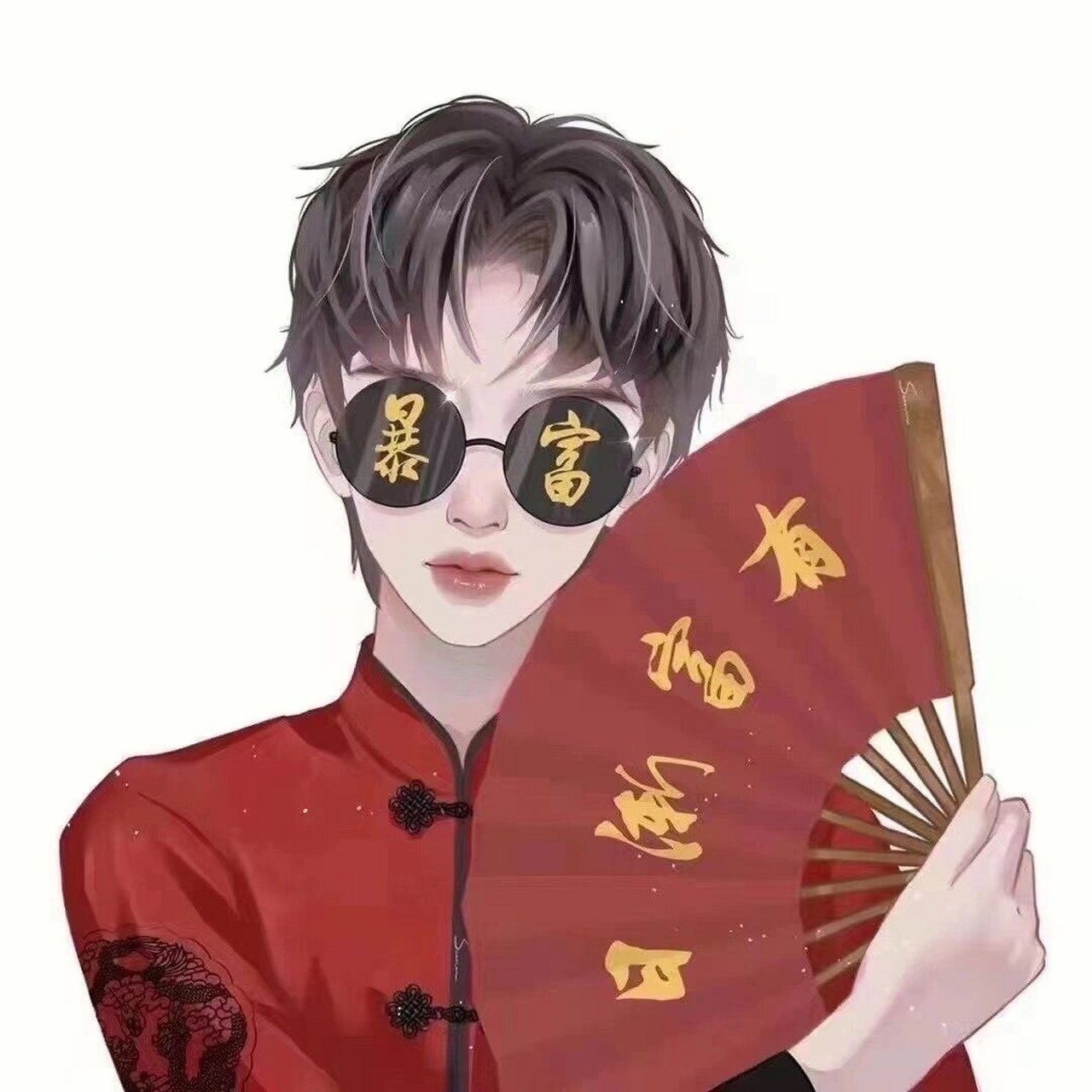 暴富情侣头像～1 暴富的第一组头像来啦 暴富是每个人都期望的事情吧