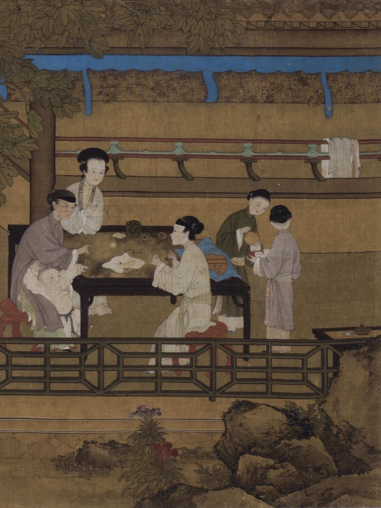 或者将春宫图悬,贴于室内,其目的据说是为了"避火"